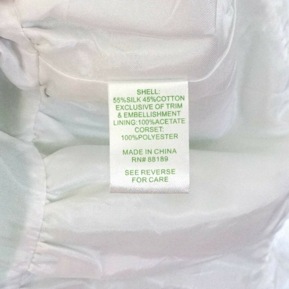LILLY PULITZER Green Pink White Floral Dress Sz 2 - Picture 5 of 5